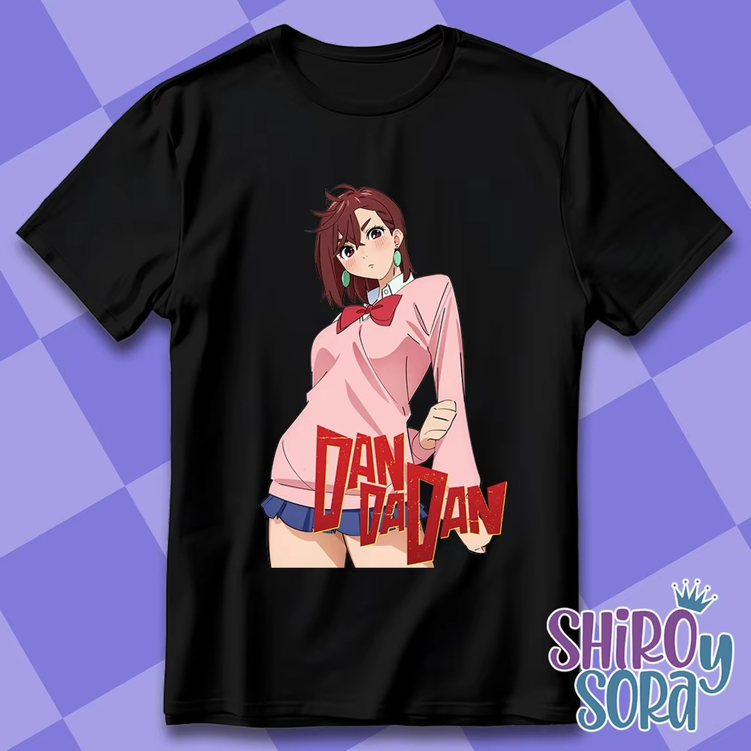 Anime Cosplay Title - 2026 Summer Dandadan Single Black T-shirt