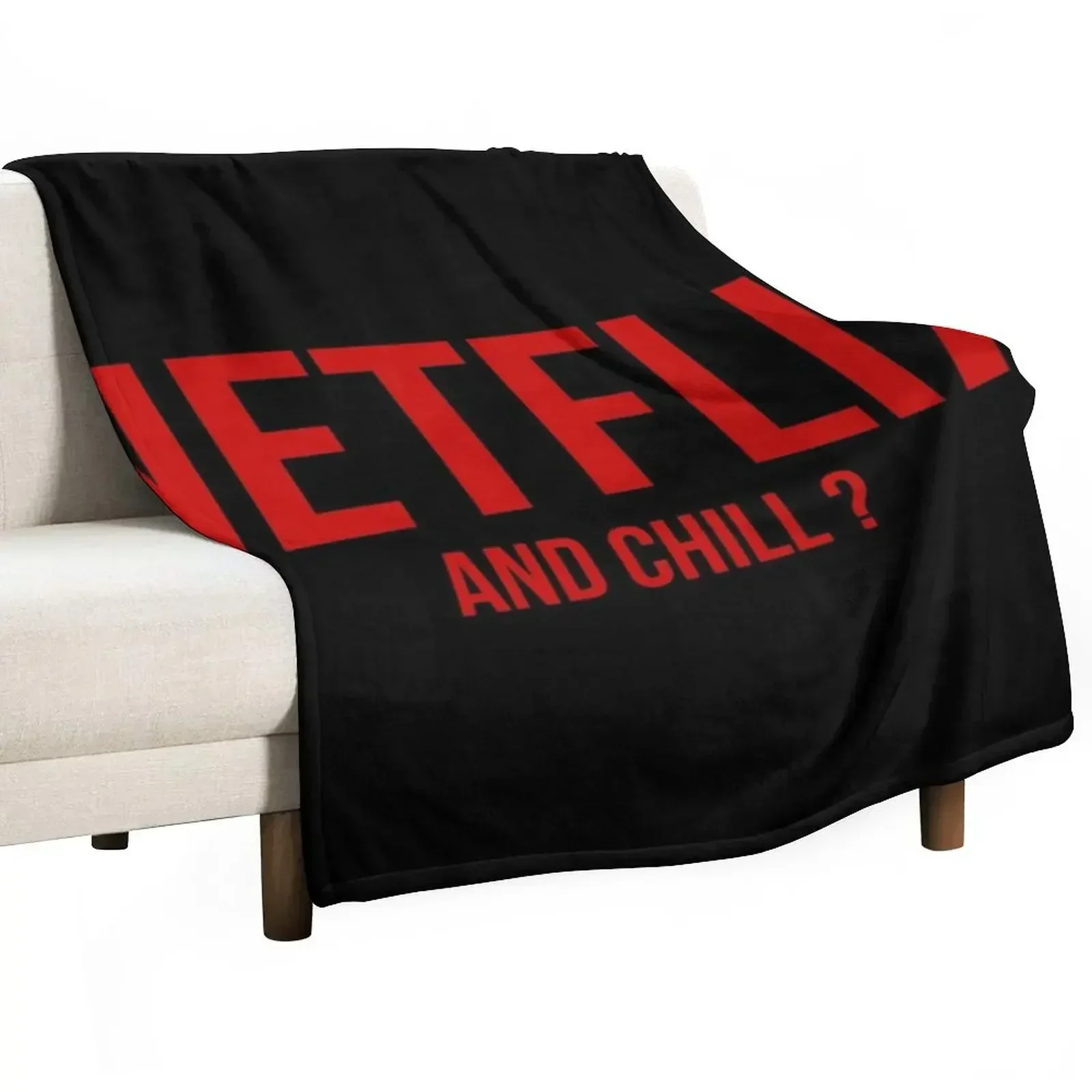 Anime Cosplay Netflix - Netflix and chill Throw Blanket For