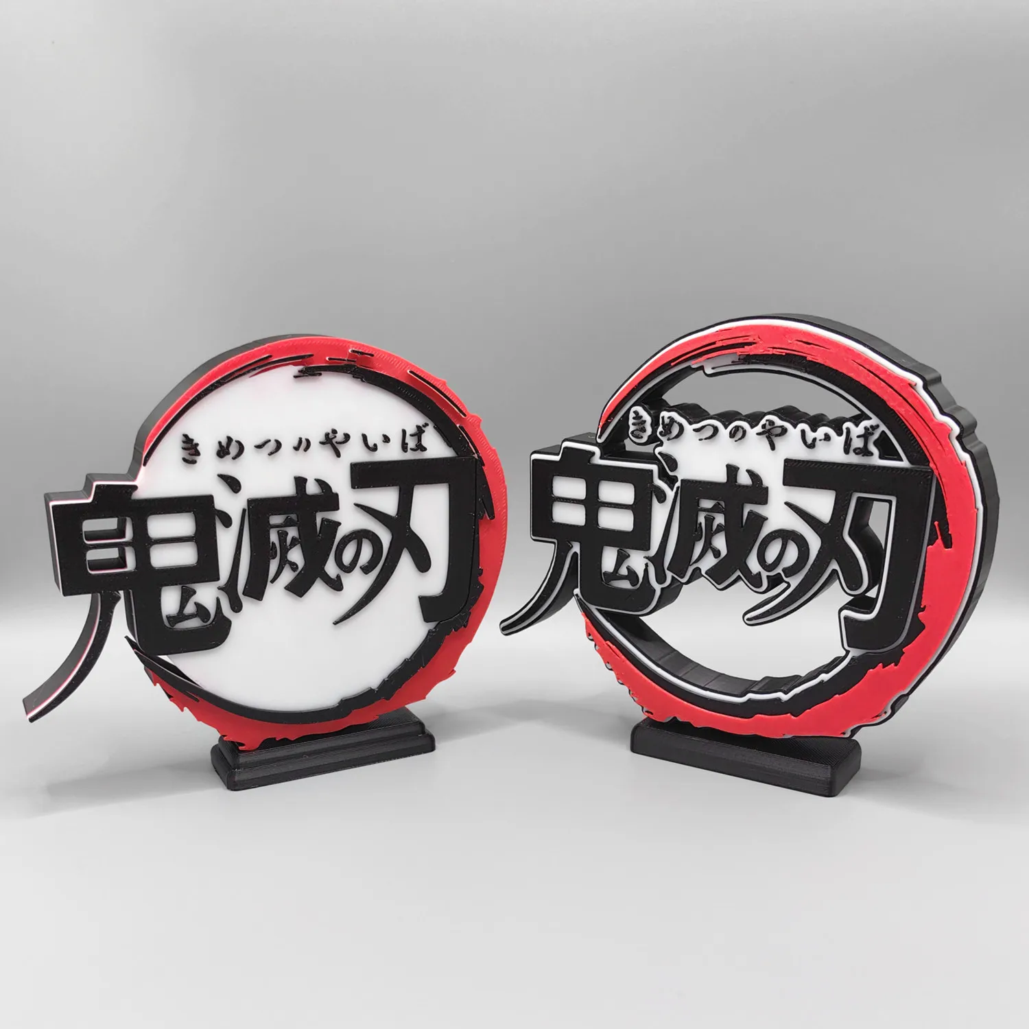 Anime Kimetsu No Yaiba 3D Logo - đánh giá và giá Anime Cosplay Title