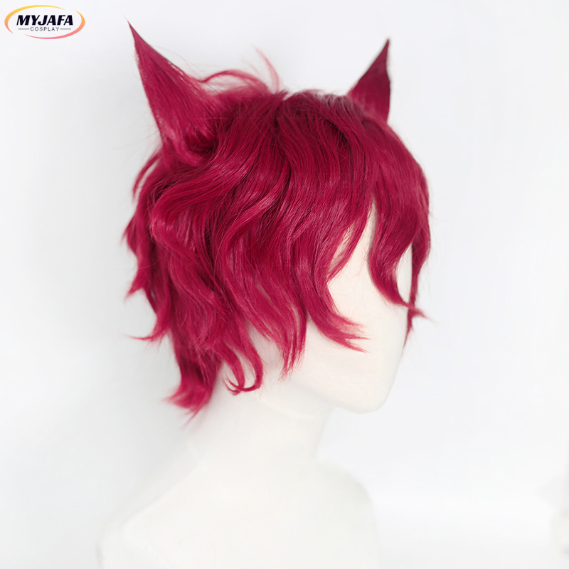 Sett Cosplay Wig Game LOL Hear - đánh giá và giá Anime Cosplay With Red Hair