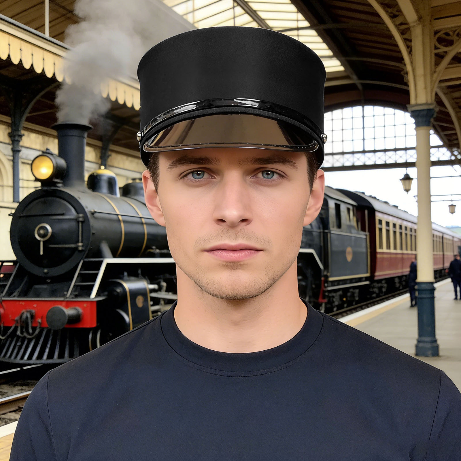 Train Engineer Conductor Drive - đánh giá và giá Anime Cosplay Face