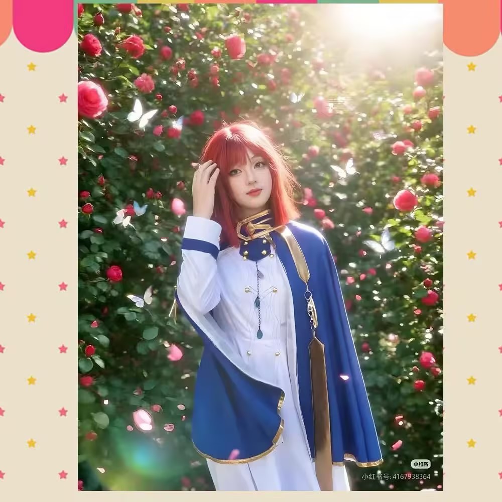 Shirayuki Cosplay Costumes Ani - đánh giá và giá Anime Cosplay With Red Hair