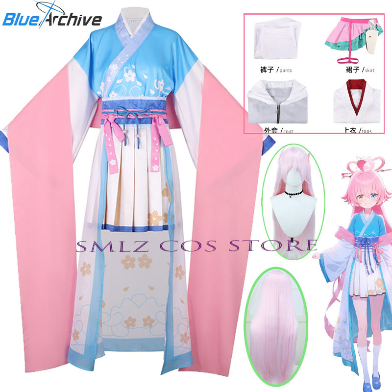 Game Blue Archive Takanashi Ho - đánh giá và giá Anime Cosplay Wig