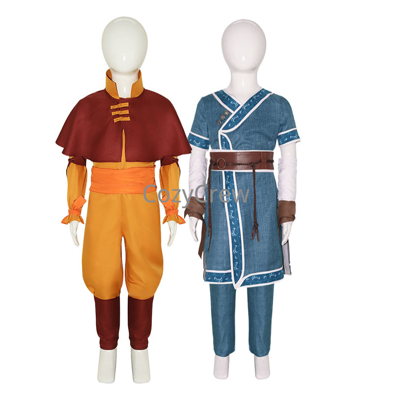 Cosplay Costume Aang Katara Fu - đánh giá và giá Anime Cosplay Netflix