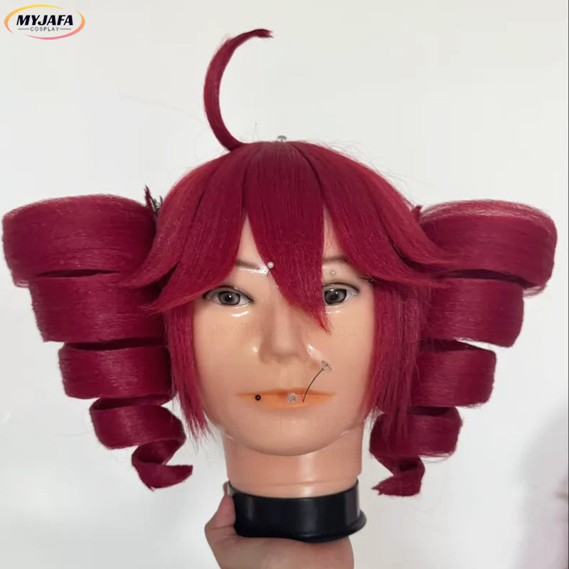 Anime Kasane Teto Cosplay Wig  - đánh giá và giá Anime Cosplay With Red Hair