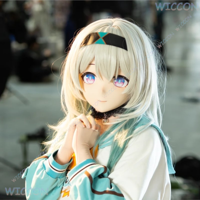 Kigurumi Female Face Mask Anim - đánh giá và giá Anime Cosplay Face