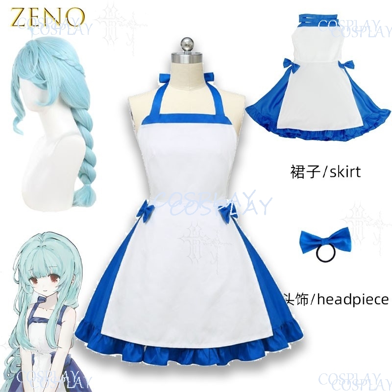 Blue Halloween Full Cosplay Ou - đánh giá và giá Zenos Anime Cosplay